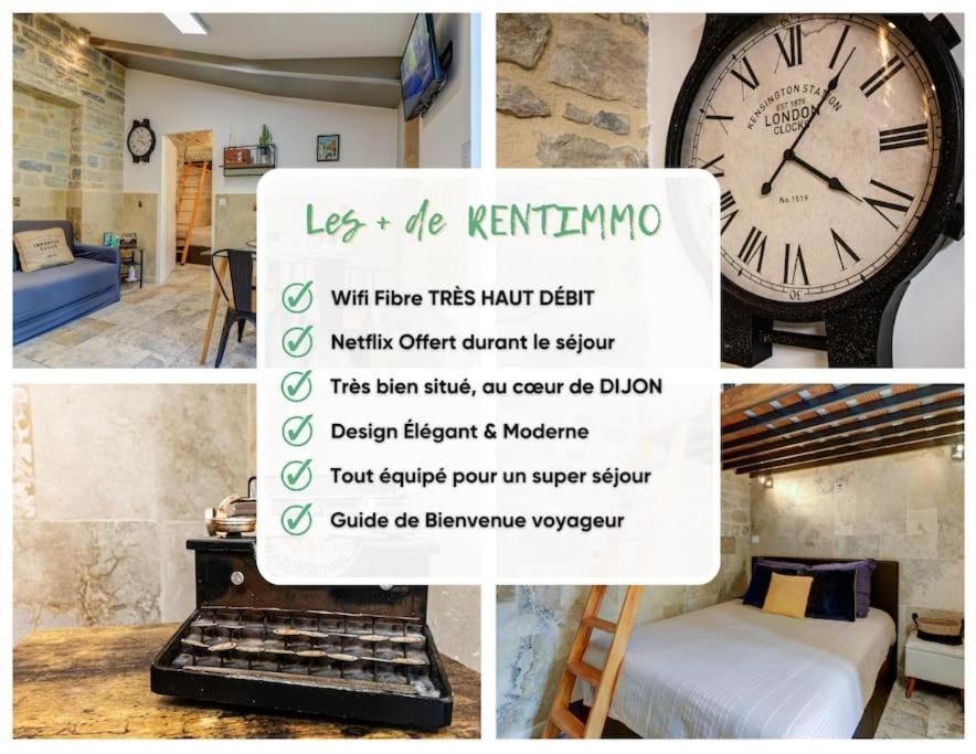 Le Coin Vintage - Familial - Hypercentre - Charme - Rent Immo Apartment Дижон Екстериор снимка